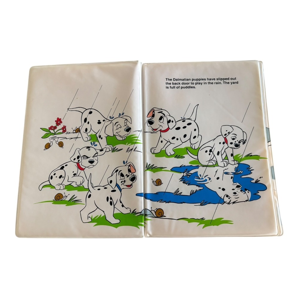 Disney Little Mermaid 101 Dalmatians Kids Activity Book Vintage Lot - Picture 3 of 4